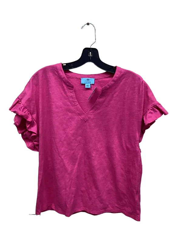 women's T-shirts for special occasionsTop Short Sleeve By Cece  Size: M