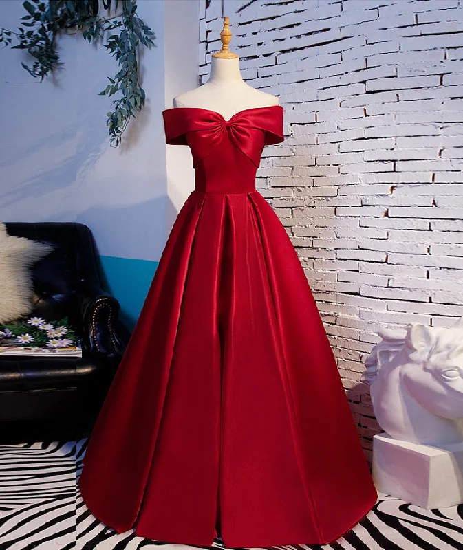 women's apple-shaped body dressesA line satin long ball gown dress formal dress  8396