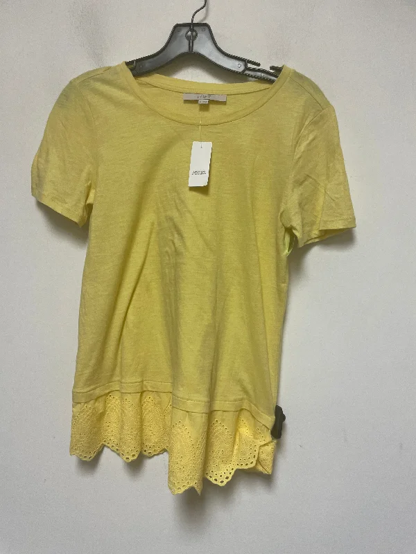 women's T-shirts with belt loopsTop Short Sleeve Basic By Loft  Size: Xs