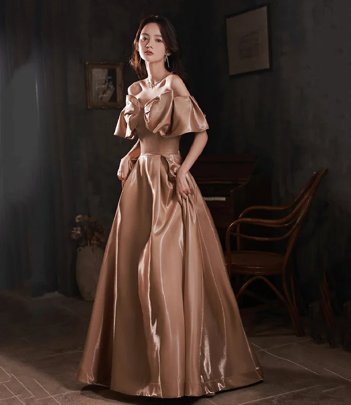 women's cocktail dressesLovely Bow Satin Long Ball Gown Formal Dress  10382