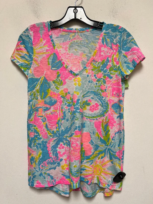 women's T-shirts with exclusive collaborationsTop Short Sleeve By Lilly Pulitzer  Size: Xxs