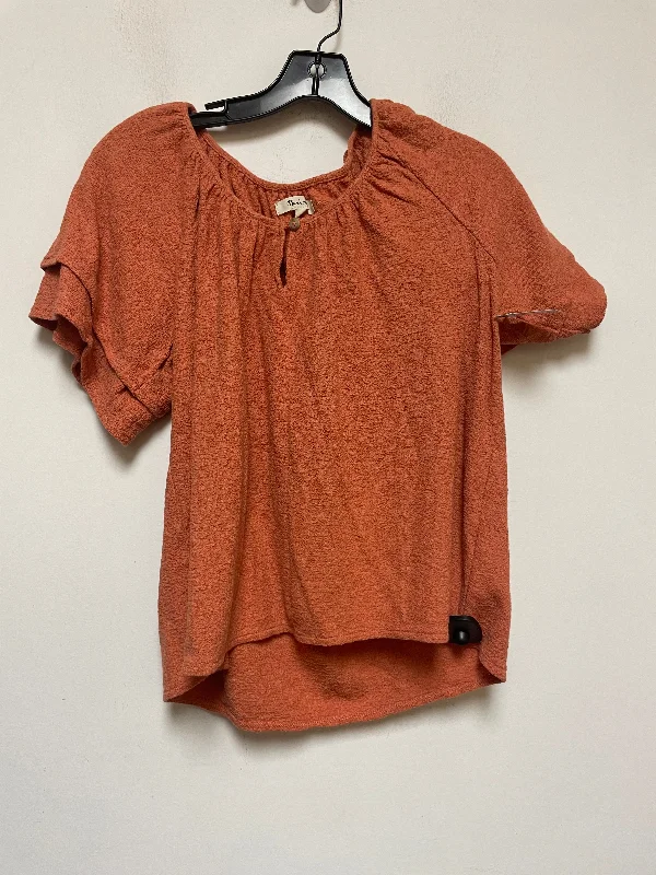 women's T-shirts with built-in brasTop Short Sleeve By Madewell  Size: L