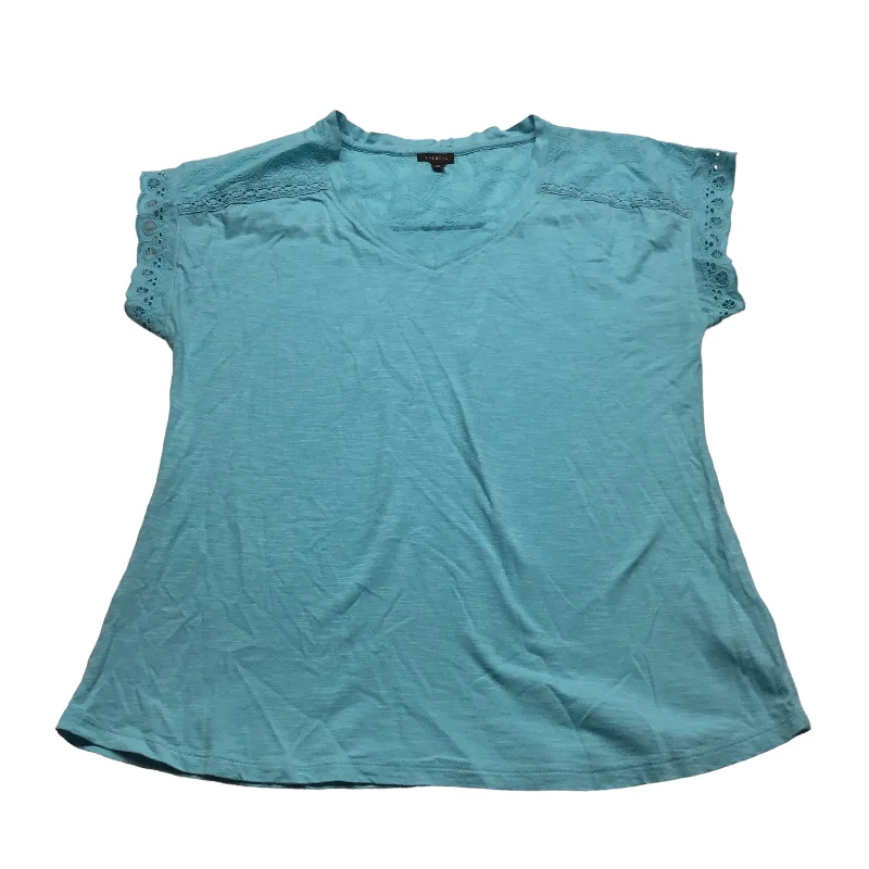 women's T-shirts made of polyesterTop Short Sleeve By Talbots  Size: M