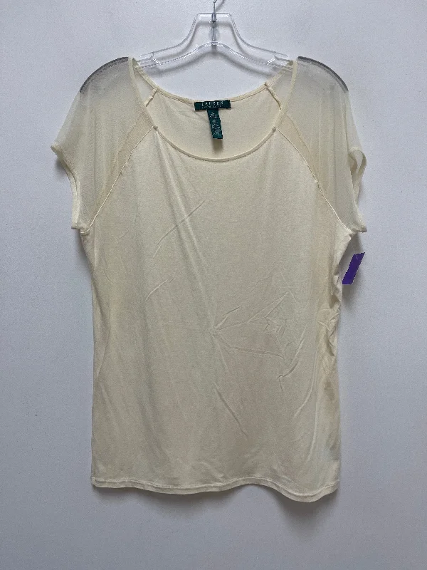 women's T-shirts with tall fitsTop Short Sleeve By Lauren By Ralph Lauren  Size: Xl