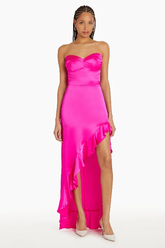 women's halter dressesAmalia Silk Gown