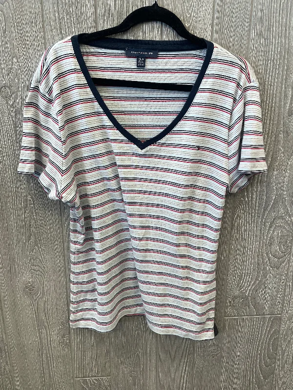 women's T-shirts with stretchable fabricTop Short Sleeve By Tommy Hilfiger  Size: Xxl