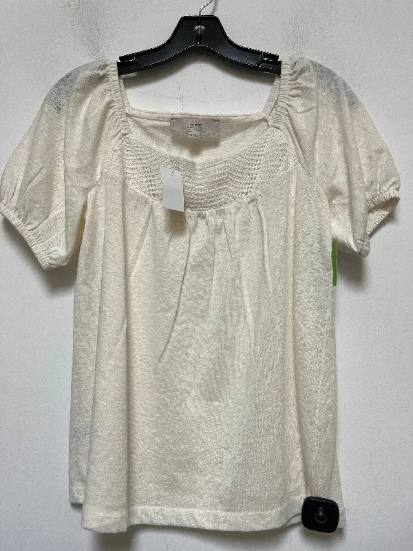 women's T-shirts with relaxed fitsTop Short Sleeve By Loft  Size: Xxs