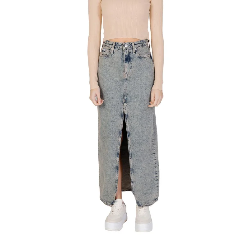 women's spring mini skirtsCalvin Klein Jeans  Cotton Women's Skirt