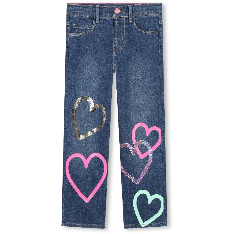 women's relaxed-fit denim jeansBillieblush Denim Blue Denim Jeans