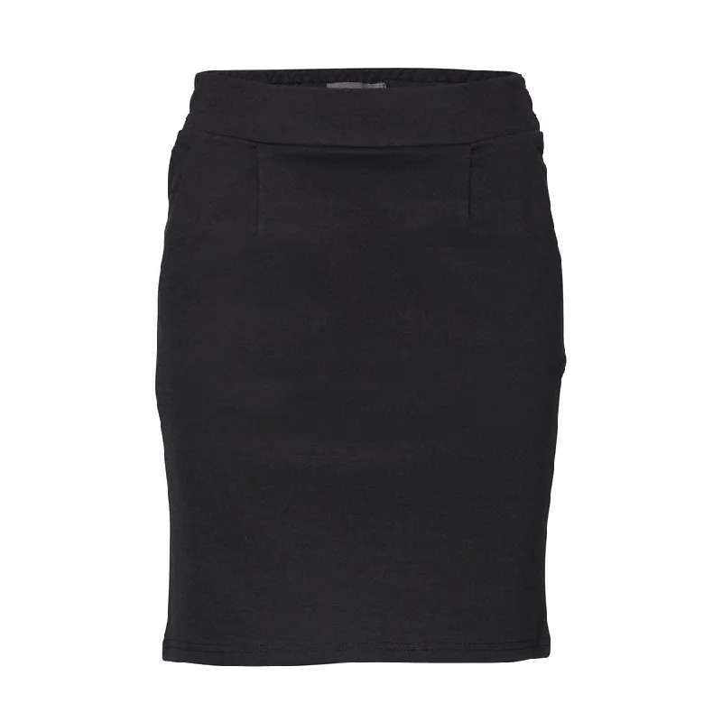 women's solid-color skirtsICHI  Polyester Women's Skirt