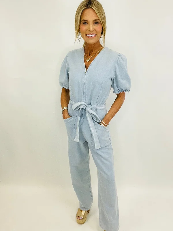 women's jumpsuits for lightweight designsCONCERT READY JUMPSUIT--LAST ONE SALE