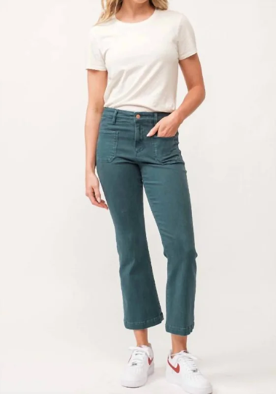 women's denim jeans for springJeanne In Deep Teal