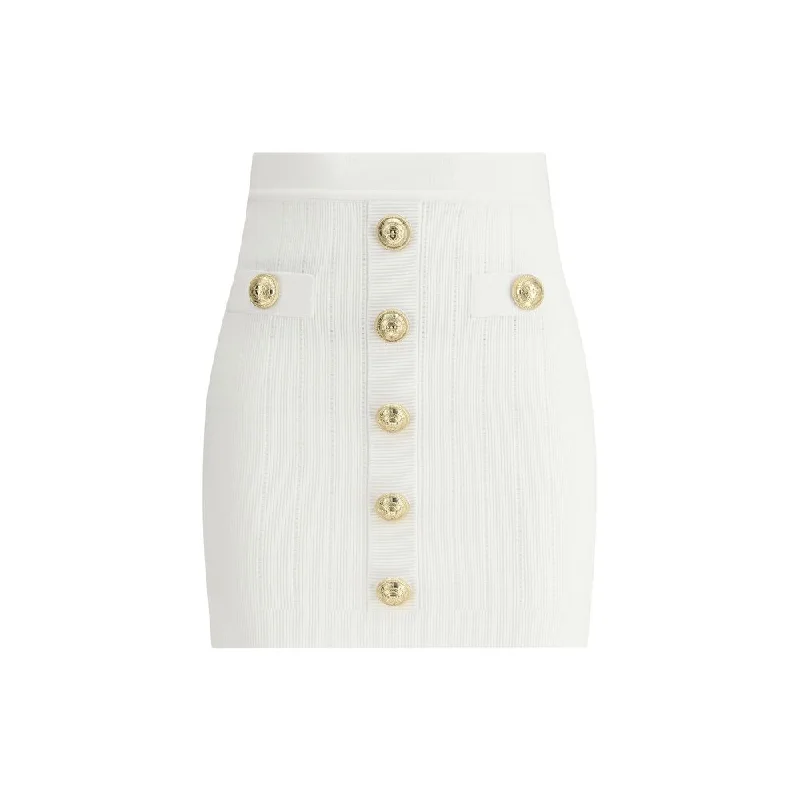 women's breathable cocktail skirtsBalmain Mini Women's Skirt