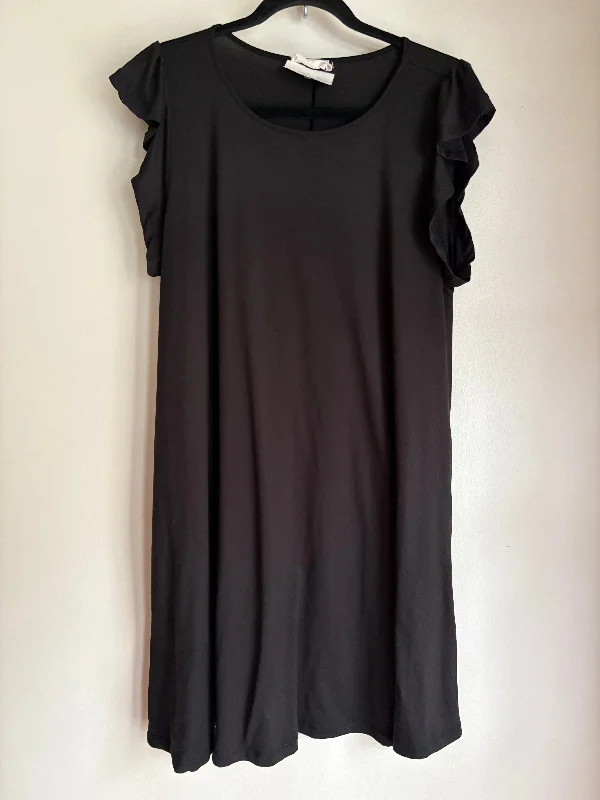 women's chiffon dressesDress Casual Midi By Ninexis In Black, Size: Xl