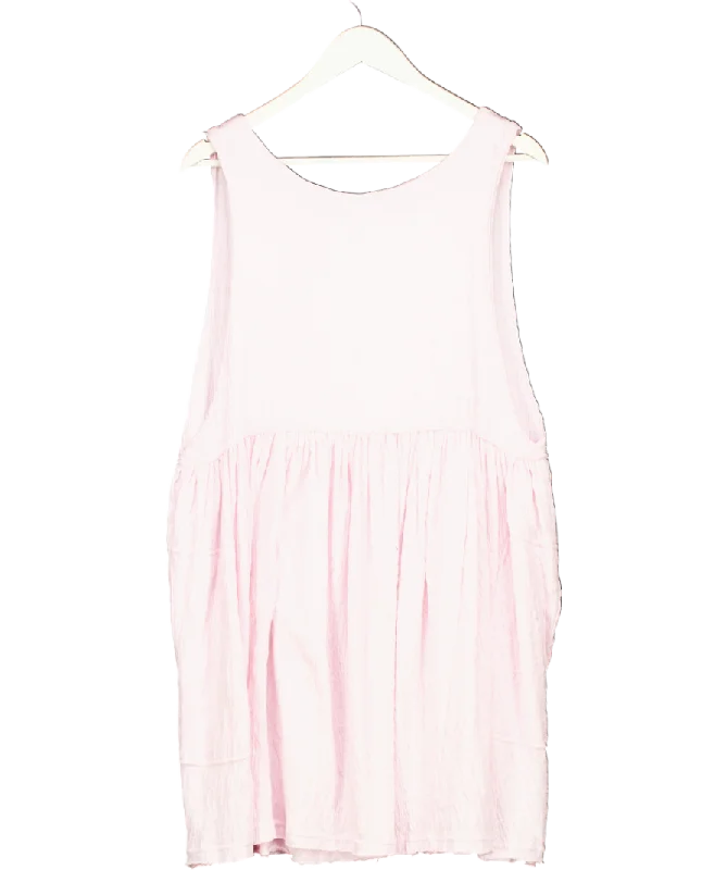 women's handmade dressesFree People Pink I'm Still Obsessed Sleeveless Mini Dress UK M