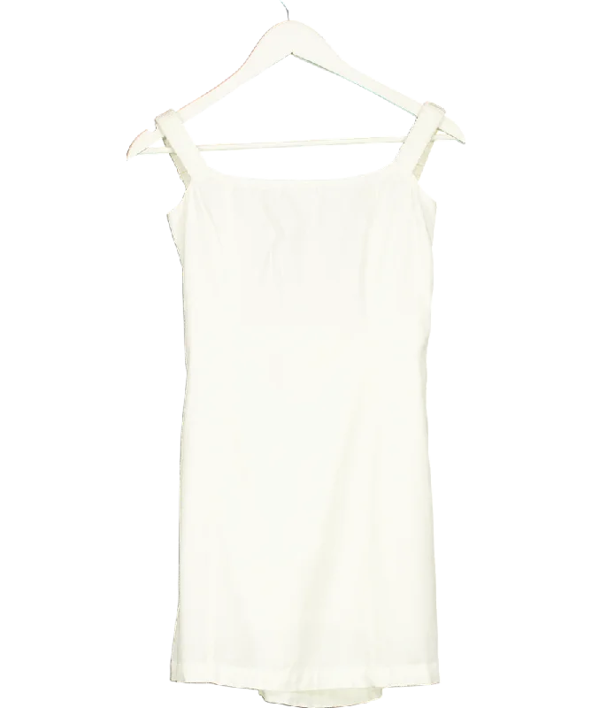 women's minimalist dressesFree People Cream Close To Heart Mini Dress UK XS