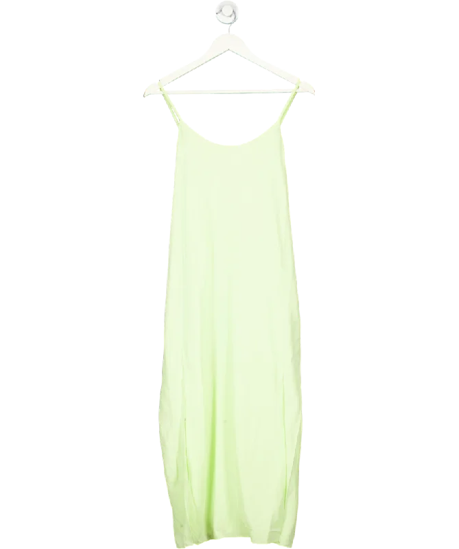 women's shift dresses& Other Stories Green Paris Atelier Slip Midi Dress UK 10