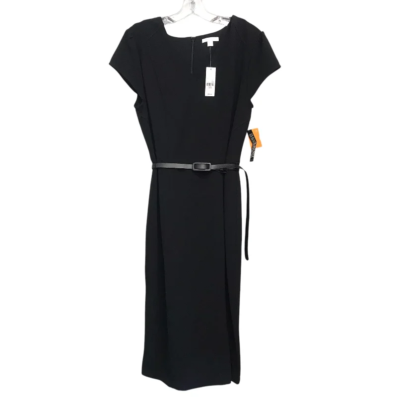 women's breathable dressesDress Casual Midi By New York And Co In Black, Size:L