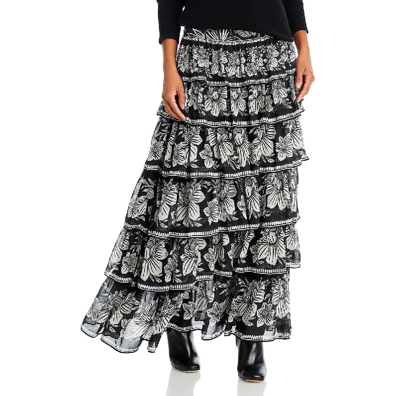 women's party skirtsWomens Aymmetrical Tiered Asymmetrical Skirt