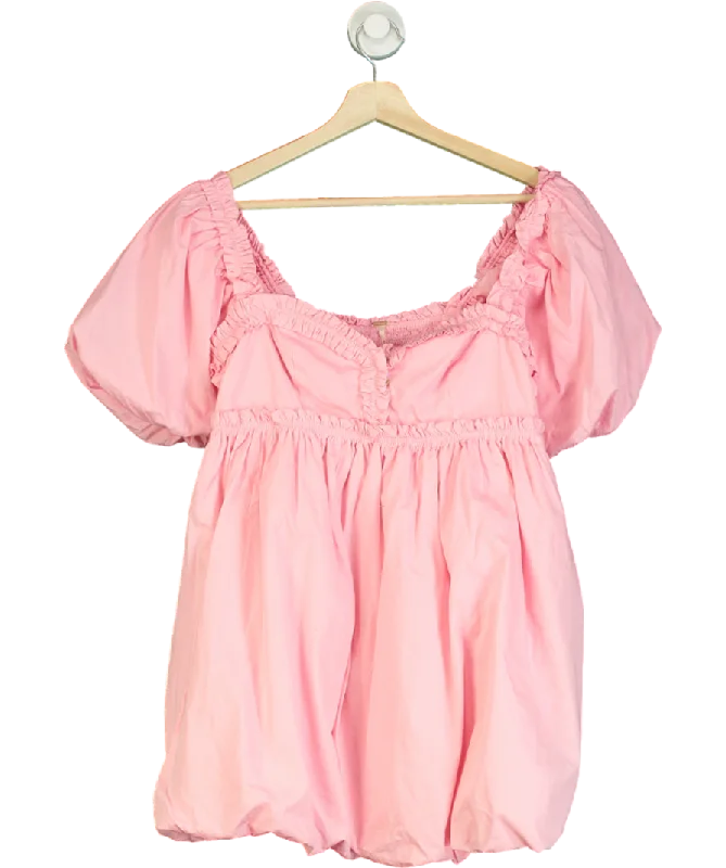 women's trendy dressesFree People Pink Rendezvous Me Mini Dress UK S