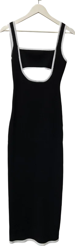 women's empire waist dressesSoera Black Eloise cit out midi dress UK S