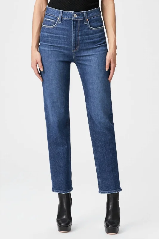 women's denim jeans with fake pocketsSarah Straight Jeans In Glorious