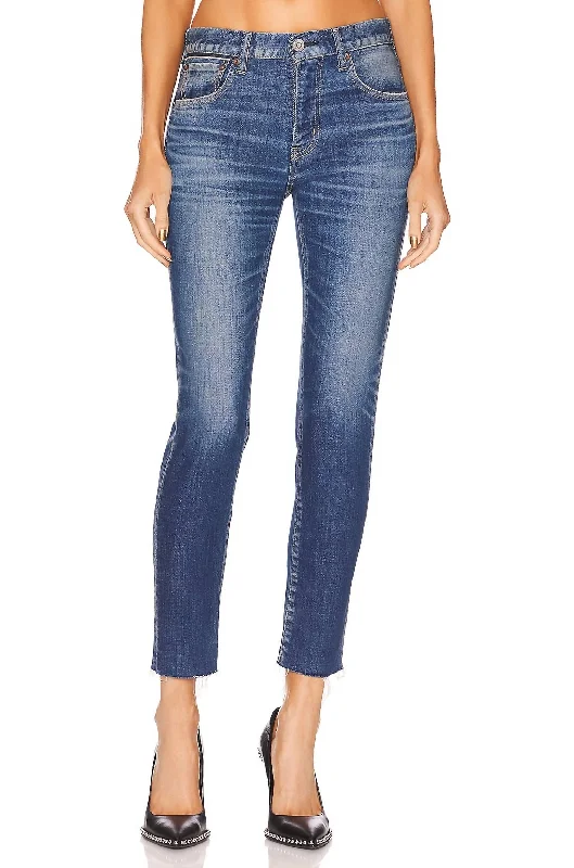 women's denim jeans for apple-shaped bodiesWarren Skinny Jeans In Blue