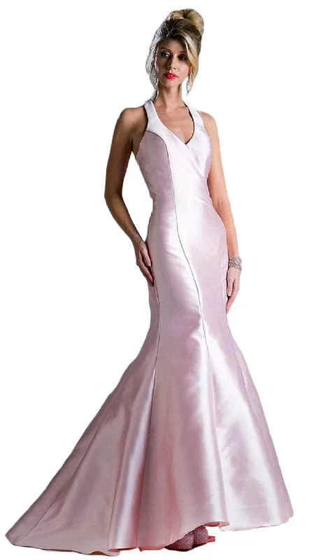 women's wrinkle-resistant dressesLadivine 13038 - Satin Sleeveless Evening Gown