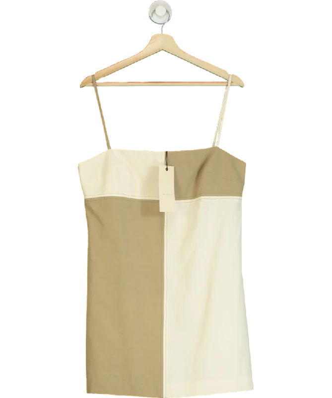 women's unique dressesBec + Bridge Beige Artie Mini Dress UK 14