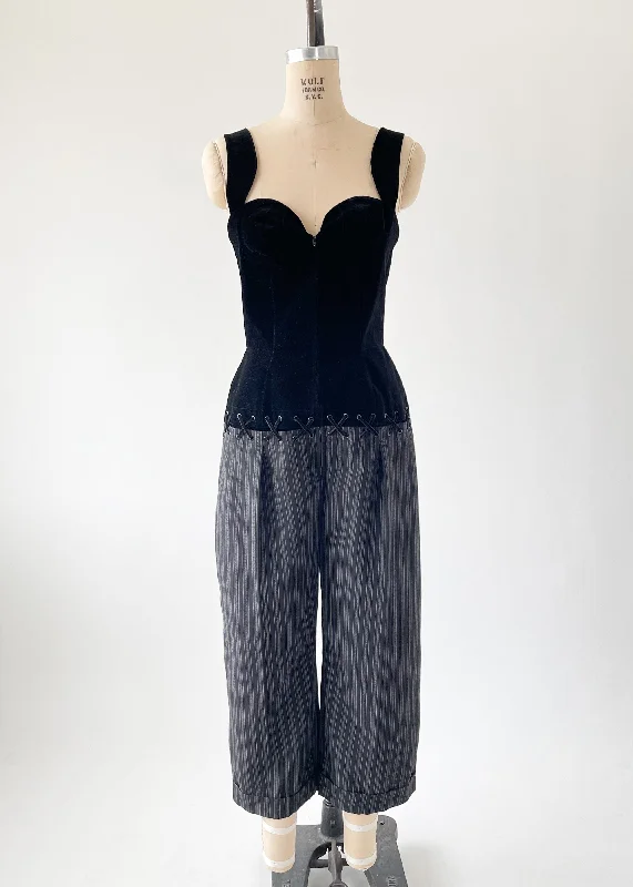 women's casual jumpsuitsVintage 1980s Thierry Mugler Jumpsuit