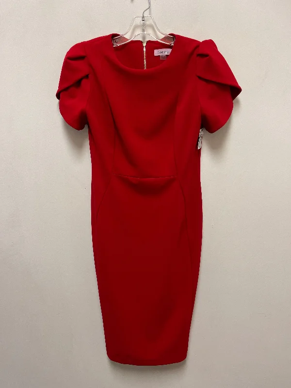 women's beach dressesDress Party Midi By Calvin Klein In Red, Size: M