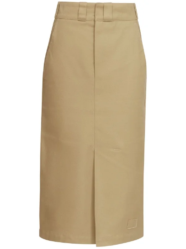 women's wool pencil skirts for winter formal eventsMaison Margiela Women's Skirts Camel