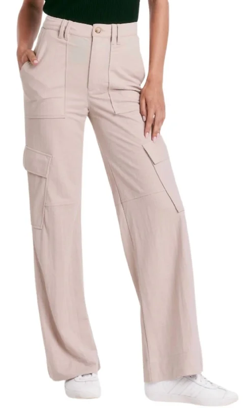 women's timeless pantsCairo Cargo Pants In Moonstone