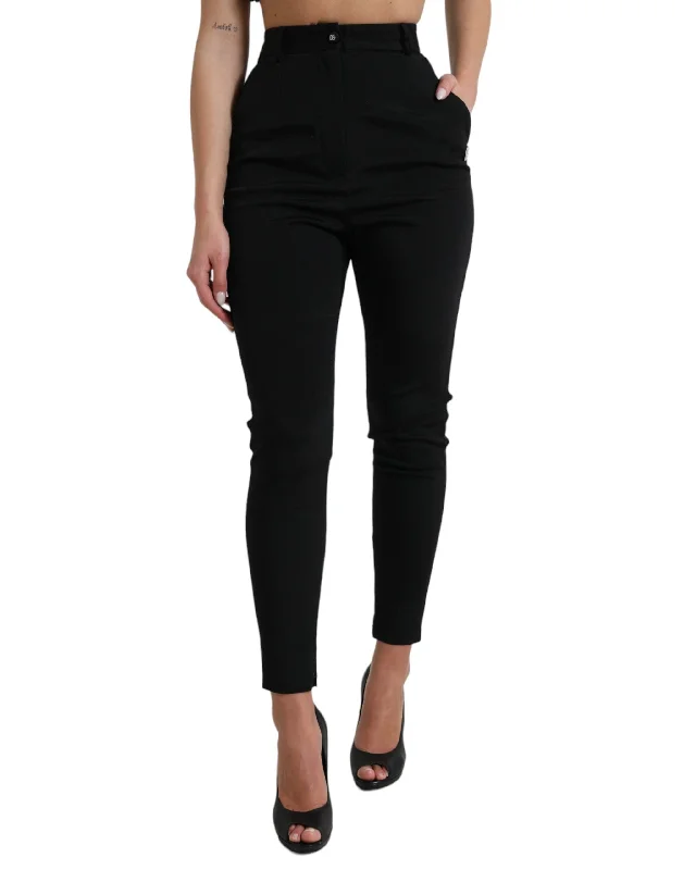 women's convertible pantsDolce & Gabbana Elegant High Waist Skinny Women's Pants