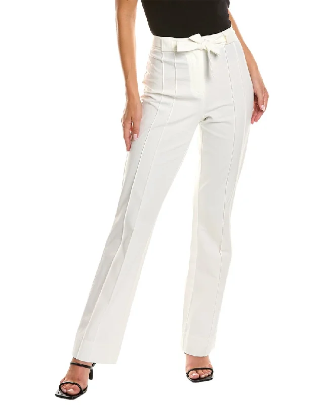 women's summer pantsDonna Karan Luxe Tech Belted Seam Pant