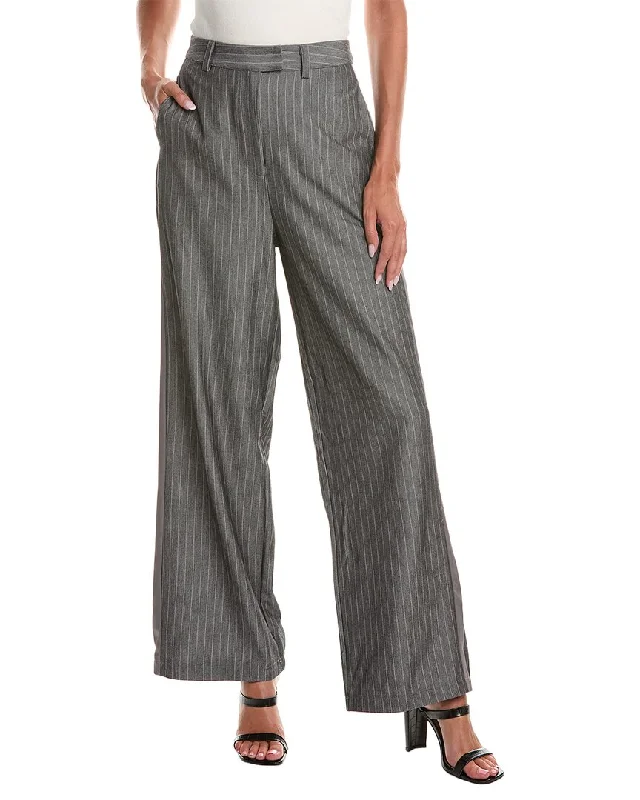 women's sweatpantsGracia Wide Leg Suit Pant