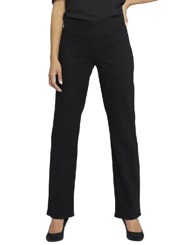 women's dress pantsNYDJ Bailey Black Rinse Straight Jean