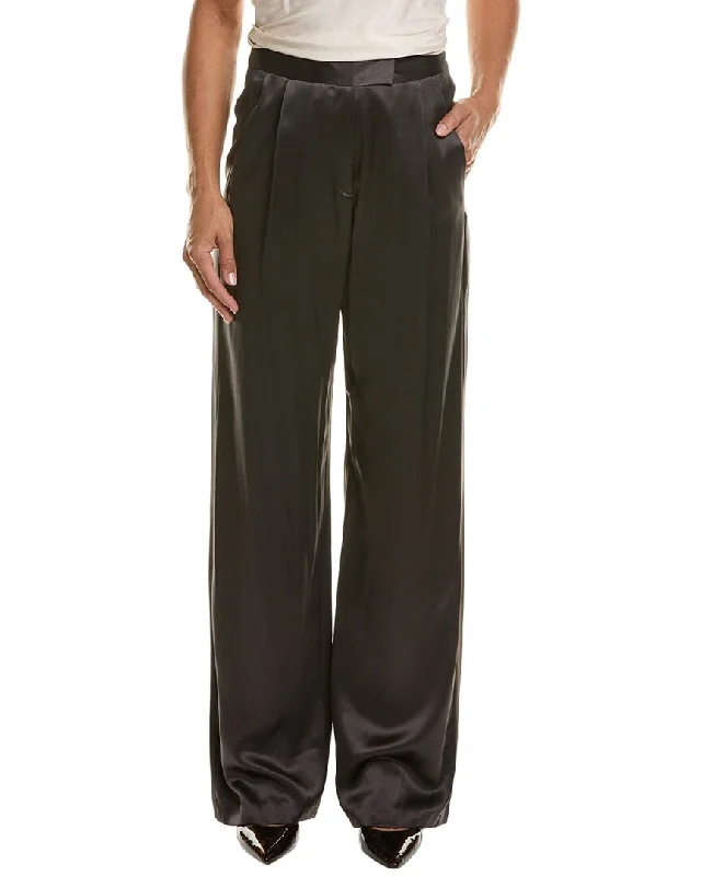 women's floral pantsTHE SEI Silk Wide Leg Pant