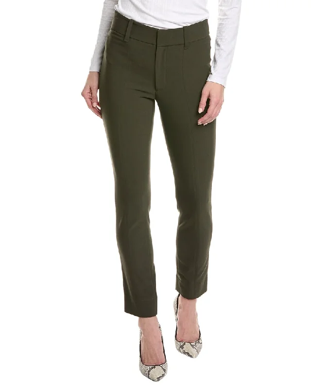 women's cotton pantsVince High-Waist Cigarette Pant