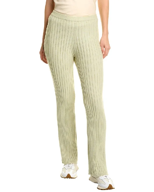 women's embroidered pantsWAYF Sawyer Knit Pant