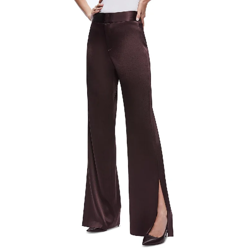 women's low-slung pantsWomens High-rise Casual Wide Leg Pants