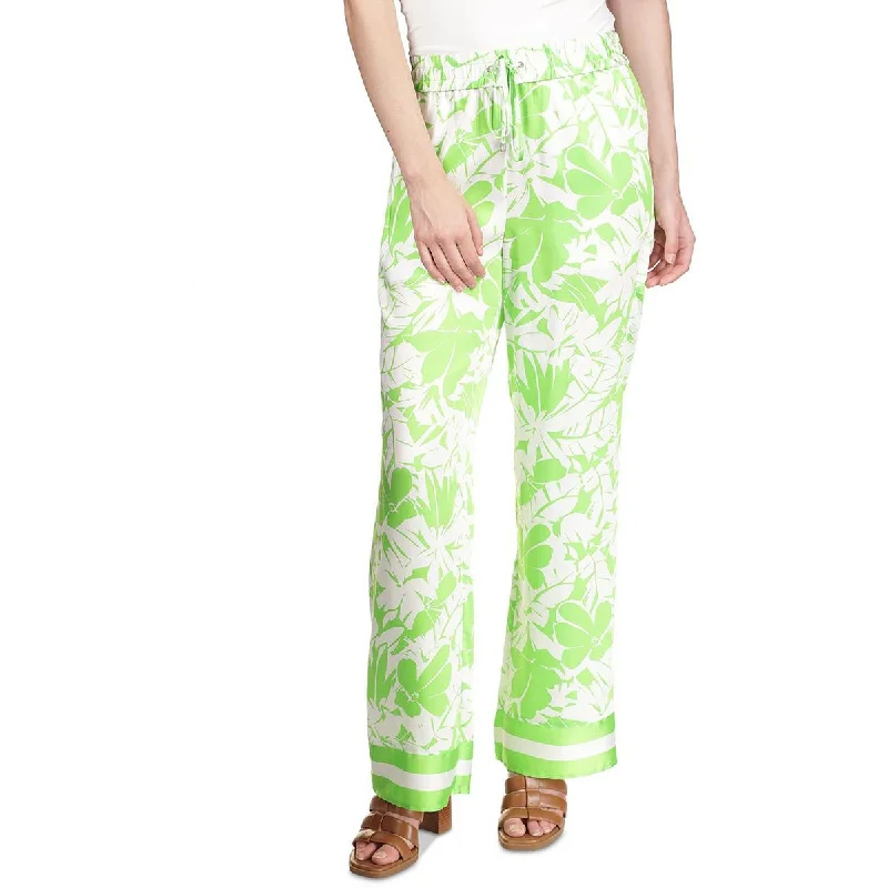 women's skinny pantsWomens Printed Straight-Leg Wide Leg Pants