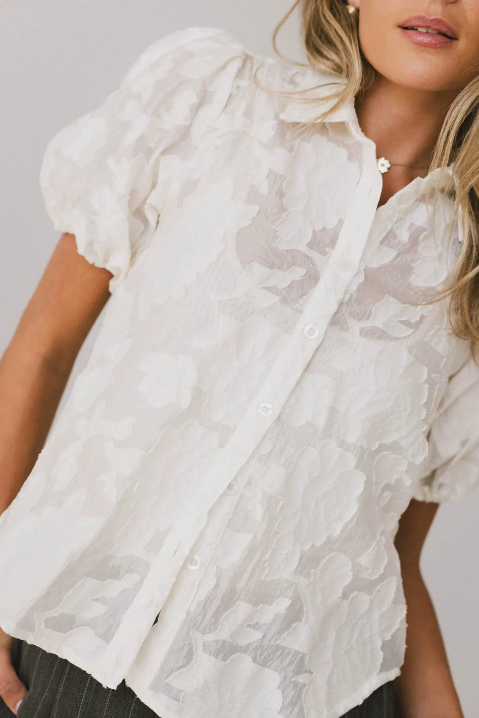 women's ruffle dressesGentry Collared Button Down