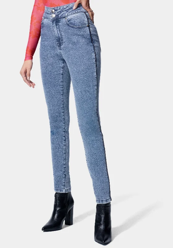 women's floral dressesHigh Waist Skinny Leg Jeans