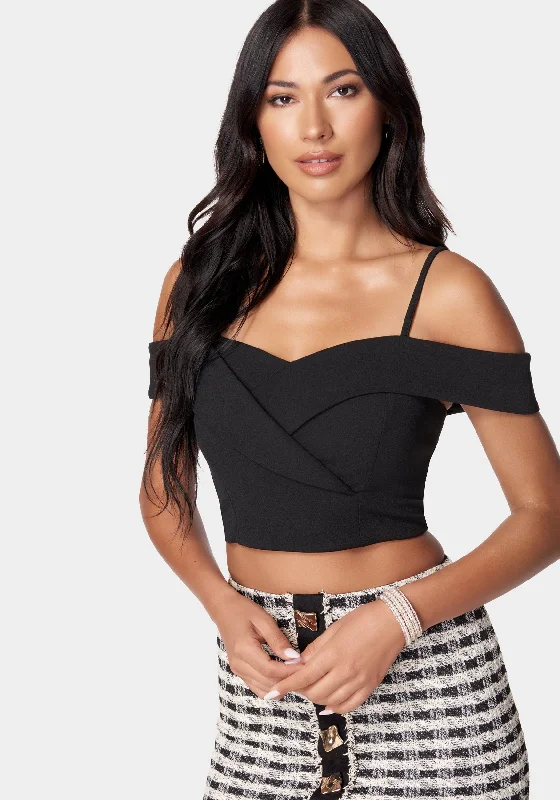 women's flowy dressesOff-Shoulder Knit Top