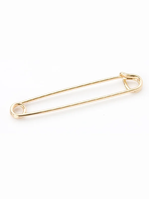 women's travel dressesSAFETY PIN GOLD 2.25"