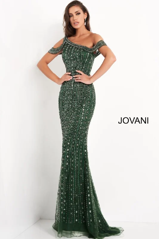 women's luxury dressesJovani 03124 Long Mermaid Beaded Formal Prom Dress