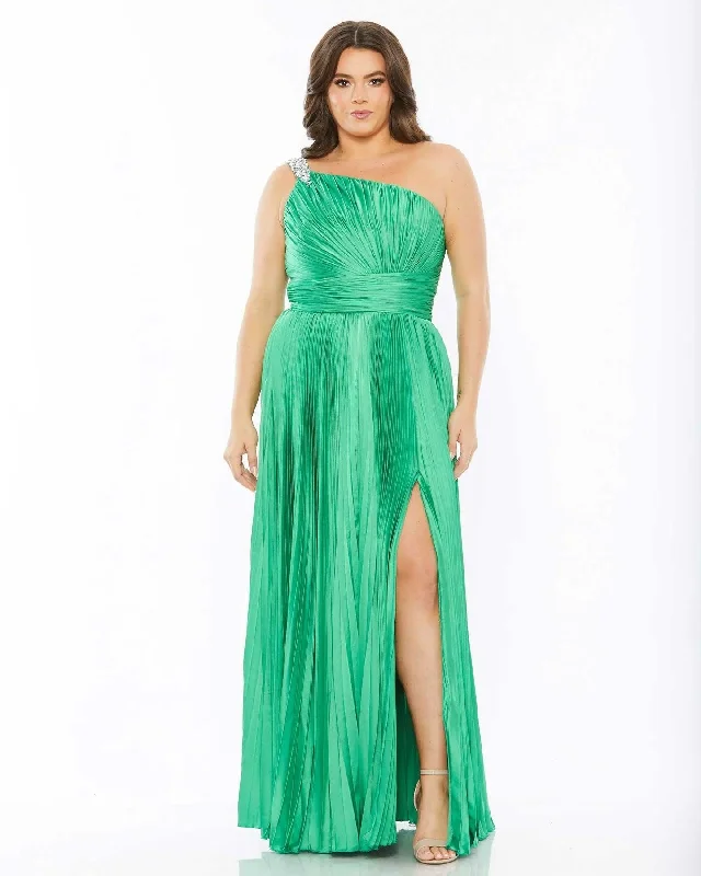 women's silk dressesMac Duggal 77005 Fabulouss Plus Size Long Formal Prom Dress